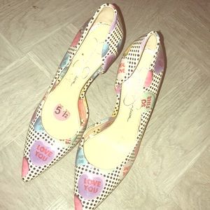 Jessica Simpson I love you heels